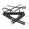 Belts Black Fashion Trend Women Men Gothic Handmade PU Leather Harness Body Bondage Waist Straps Punk Rock Stylish Accessories1884