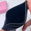 Women's Slip Card Holder Casht Casht Classic Black Black di alta qualità Red Mini Red Love Credit Card New Fashion Bank C265P