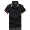 Polo à manches longues pour hommes T-shirts avec technologie de broderie Coton Luxe Italie Hommes Vêtements À Manches Courtes Mode Casual Hommes Été Cuasal Tees