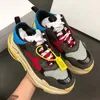 Mode Paris 17FW triple s skor Sneakers Triple S Casual Luxury Dad Skor för män Kvinnor Beige Svart Sport Tennis Skor Dubbelbox NO7