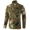 Homens velo térmico caminhadas jaquetas ao ar livre militar tático camuflagem jaquetas à prova de vento quente outerwear caminhadas caça roupas 220516