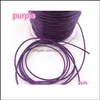 Bead Making Tools Arts Crafts Gifts Home Garden 10Meters Dia 1.0 /1.5Mm Waxed Cotton Cord Thread String Strap Necklace Rope For Jewelry D