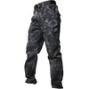 Męskie spodnie taktyczne męskie armia jogger swobodne bawełniane spodnie Pockets Up Wojskowy Walka SWAT MĘŻCZYZNA CARGO CZARNI ODZIAŁY NAOM22