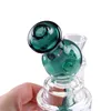 Hookah 6 '' Dab Rig Shower Bubbler Mini Bongs Tuberías de agua Junto con tazón de vidrio de 14 mm