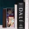 Dollhouse Ahşap Kitap Nook Ekler Art Bookends DIY kitaplık minyatür bebek evi Did Dollhouse Casa Oyuncakları Çocuklar İçin