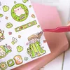 Primeiro de colorido de coloração de coloração de aço inoxidável de aço inoxidável macaron washi sticker diário gadgets prático tweezersgift portátil