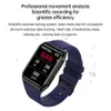 Ny H60 Pro Smart Watch Support hjärtfrekvens Blod Syre Sleep Tracking Body Temperaturövervakning Smartur för Man Woman