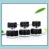 Packing Bottles Office School Business Industrial 5Ml 9Ml Wax Glass Jar Bottle With Childproof Lid For Dry He Dhrws