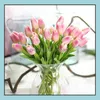 Decorative Flowers Wreaths Festive Party Supplies Home Garden Fake Tip Real Touch Material Artificial Flo Do8