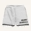Graue Lagen-Shorts 2022 Herren Damen 1 Hochwertige Shorts mit Puff-Print, Reißverschlusstaschen, Reithose