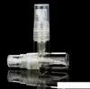 Preço de fábrica por atacado vidro claro 2ml atomizer garrafa bomba recarregável perfume fino névoa pulverizador vazio frasco amostras de amostra