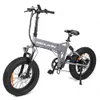무료 VAT 세금 EU 주식 웰킨 48V 10AH 전기 자전거 최고 속도 40km/h 500W 모터 20 인치 지방 타이어 WKES001 접이식 성인 전기 자전거