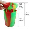 Latest Colorful Silicone Ashtrays Dry Herb Tobacco Cigarette Smoking Holder Portable Easy Clean Container Support Bracket Innovative Design Ashtray DHL Free