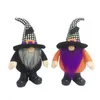 Party Decoration Halloween Gnomes Standing Plush Decor Dwarf Ornaments For Bookshelf Home Shining Silky Bright Beard Bat Hat