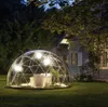 Garda de estrela redonda de tenda esférica Gretas de estufas abdominais de casa de casa totalmente transparentes