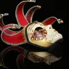 أزياء الوجه الكامل Mini Venetian Mask Markerade Mardi Gras Halloween/Wedding Wall Decorative Art Collection 220812