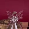 Candle Holders Creative Angel Glass Hanging Tea Lamp Holder Family Room Party Decorative Candlestick Gifts For FriendsCandle