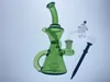 color recycler carta glass hookah oil rig pipe 14MM joint factory outlet