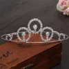 Принцесса Crown Bridal Tiara Wedding Photose Studio Rhinestone Crystal Crange Accessor Accessor волос Ювелирные изделия Оголовки 68 D3