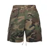 Vintage kamouflage last s mens treedimensionell skräddarsydd fickarmé hip hop streetwear allmatch casual short 220622