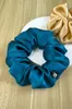 Scrunchies per capelli in seta di gelso al 100% elastici elastici per capelli cravatte grandi grandi corde in gomma per coda di cavallo per donne ragazze 16 momme 3 pezzi