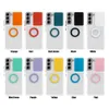 Schuifraam Lensbescherming Transparante telefoonkasbehoeften voor iPhone Samsung A12 A13 A33 A53 S22 S21 S20 plus ultra met vingerringhouderstandaard