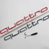 LOGO QUATTRO emblema emblema de 42x3cm 3d stick abs quattro grade frontal grade inferior para Audi a4 a5 a6 a7 rs5 rs6 rs7 rs q3204h