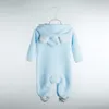 Born bébé barboteuses automne hiver chaud polaire garçons Costume bébé filles vêtements animaux combinaisons globales 220525