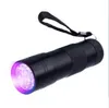 395-400NM Ultra Violet UV Işık Mini Taşınabilir 12 LED UV El Feneri Torch Akrep Dedektör Bulucu Siyah ışık anahtarlık torch