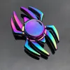 Kolorowy stop ze stopu cynku Fidget Spinner Gyro Toys R188 Metal łożyska Rainbow Hand Focus for Dorosły Dzieci Prezenty świąteczne 220622