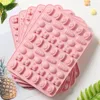 Food Grade Silicone Gelatin Gummy Drop Mould high temperature resistant fruit animal chocolate gummies jelly silicone mold JLE14138