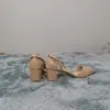Sandálias 2022 mulheres sexy 5cm trabalho único de saltos altos de saltos altos foscos de ponta pontia