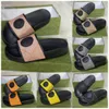 Designer Slides Off Grid Sandália Masculina Hipster Sandálias de Praia Chinelos Senhoras Verão Antiderrapante Gear bottoms Interior Sapatos Ao Ar Livre Feminino Mocassins 35-47 com caixa NO10