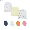 7 ПК/SET UNISEX Симпатичные новорожденные шляпы Gloves Set Baby Print
