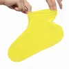 Stivali da pioggia Copriscarpe impermeabili Silicone unisex Outdoor Impermeabile Antiscivolo Antiscivolo Resistente all'usura Copriscarpe riutilizzabile 220713