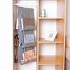 Hanging Handbag Organizer for Wardrobe Closet Transparent Storage Bag Foldable Door Wall Clear Sundry Shoe Bag with Hanger Pouch 0615