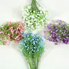 Fleurs artificielles en plastique souffle de gypsophile bricolage Arrangement de Bouquets de fleurs pour la décoration de la maison de mariage 915
