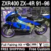 Carrocimento para Kawasaki Ninja ZXR 400 CC ZX4R ZXR400 ZX-4R 91 92 93 94 95 96 12DH.186 BORD