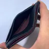 Genuine Leather Credit Card ID Holder High Quality Designer Mini Bank Card Case Black Slim Wallet Women Coin Pocket Sell limited q273F