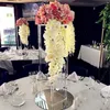 Düğün Ziyafet Partisi Masa Dekorasyon Centerpieces Clear Acrilik Çiçek Rafı Otel Western Restaurant Dekoratif Çerçeve 10 PCS