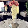 Décoration de Table pour Banquet de mariage, centres de Table, support à fleurs en acrylique transparent, cadre décoratif pour hôtel et Restaurant occidental, 10 pièces