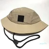 Menas de nylon de nylon da moda Hat Stone Running Outdoor Street Sun Shadeling Anti -Fishing Hat Bordado à beira -mar