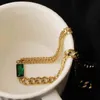 Halskette mit doppelter kubanischer Kette aus 14 Karat vergoldetem Edelstahl für Damen, stapelbarer Punk-Hip-Hop-Halsband-Schmuck25445947427