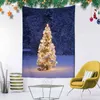 2021 New Christmas Trees Tapestry Wall Hanging Day Cenom Decoração de vários tamanhos J220804