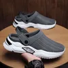 Sandals Designer Luxury 2022 Brand Footwear Autumn Slippers House Man Middle-Aged Slip-On Shoes Sho Men's Beach Sneakers TennisSandals