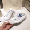 2022 designer Boots Sneaker White Leather Calfskin Sneakers Top Technical Knit Women Platform Sneakers Blue Grey designers shoes size35-46