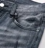 2021 Hip-Hop High Street Fashion Brand Jeans Retro Torn Fold Stitching Men's Designer Motorcycle Riding Slim Pants Maat 28 ~ 40#705