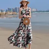 Maillot de bain femme été longue fronde petite jupe bord de mer vacances robe de plage vêtements féeriques femme