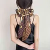 Designer Silk Head Scarf Hair Band Net Red New Silk Scarf Female Letter Oblique Angle Decoration Hair Ribbon Binding Bag Long Belt8687685