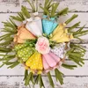 Décoration de fête Pâques Tissu Carotte DIY Couronne Décor Pour La Maison Tenture Murale Artisanat Enfants Cadeau Faveur Lapins DécorPartie DécorationPartie